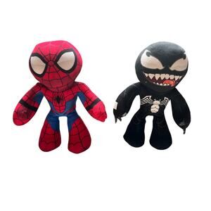 Marvel Spiderman and Venom mini plush set of 2